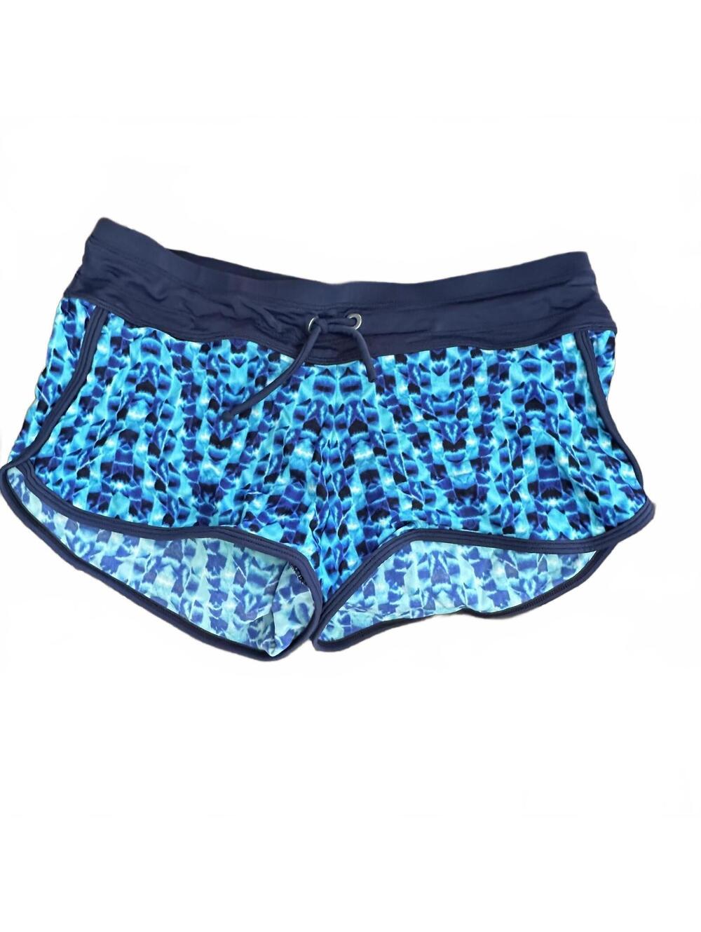 Athleta Swim Shorts Swimsuit Bottoms size Small Blue